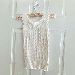 Ralph Lauren Cream Cable Knit Sweater